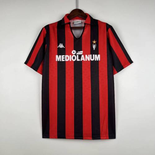 ACM H 89-90 89/90 AC Milan Home Retro