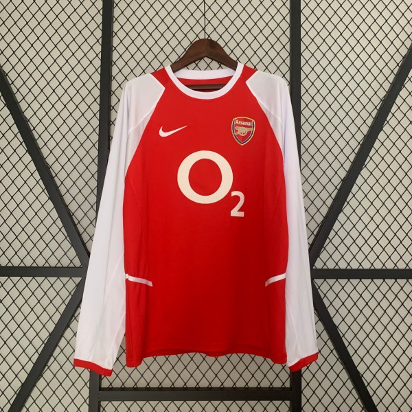 02/04 Arsenal Home Retro Long Sleeve