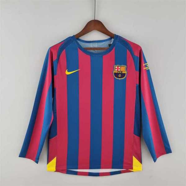05/06 Barcelona Home Retro Long Sleeve