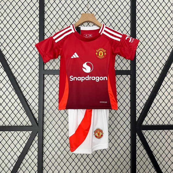 24/25 Manchester United Home Kids Kit