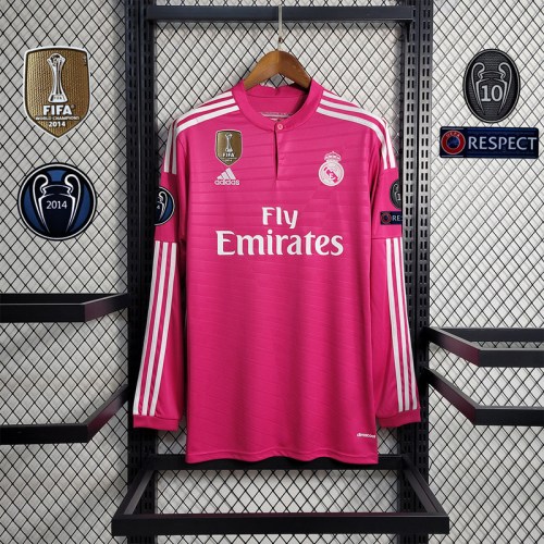 RM A 14-15 ML 14/15 Real Madrid Away Retro Long Sleeve