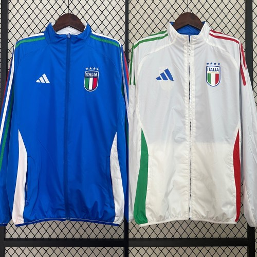 Italy Blue & White Reversible Jacket