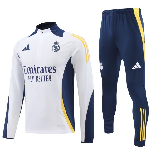 24/25 Real Madrid White Tracksuit