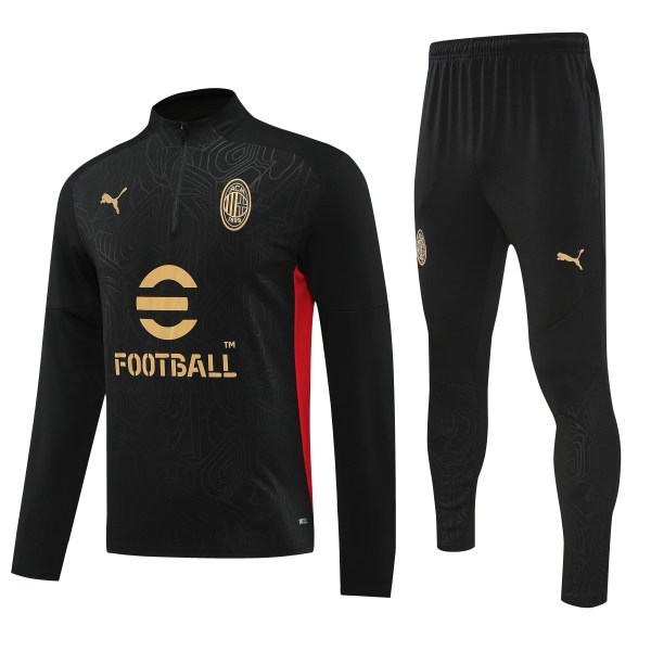 24/25 AC Milan Black Tracksuit