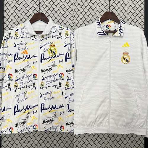 Real Madrid White Reversible Jacket