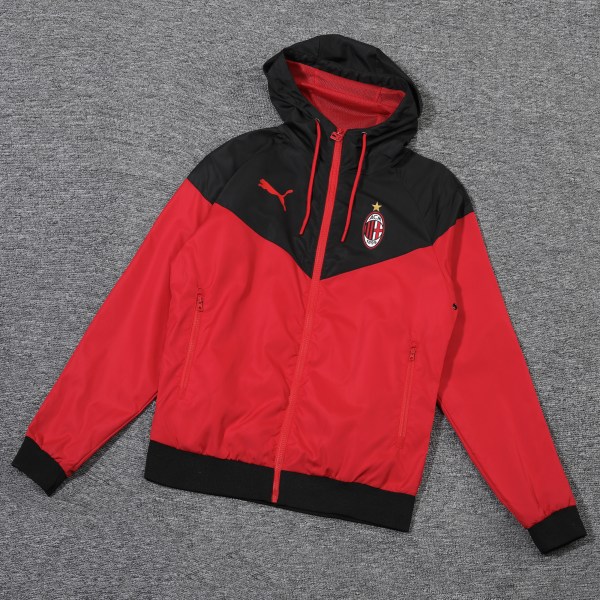 AC Milan Red Windbreaker