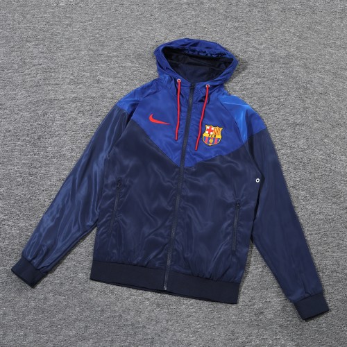 Barcelona Dark Blue Windbreaker