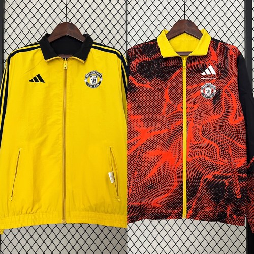 Manchester United Red & Yellow Reversible Jacket