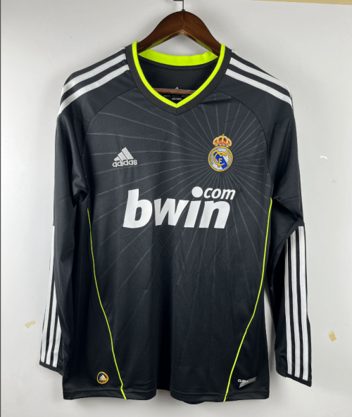 A 10 11 ML 10/11 Real Madrid Away Retro Long Sleeve