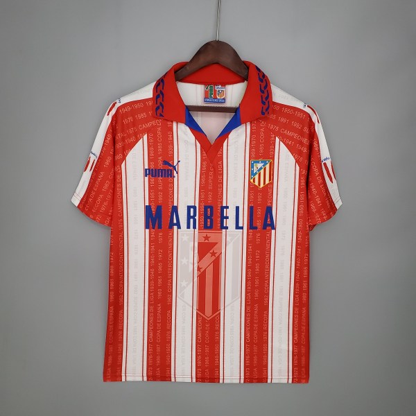 95/96 Atletico Madrid Home Retro