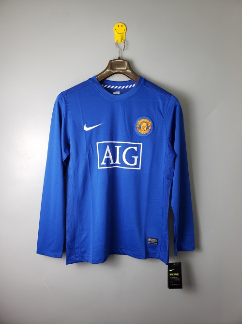 08/09 Manchester United Third Retro Long Sleeve