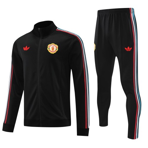 aaa69621 Manchester United Black Jacket