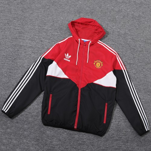 Manchester United Red Windbreaker