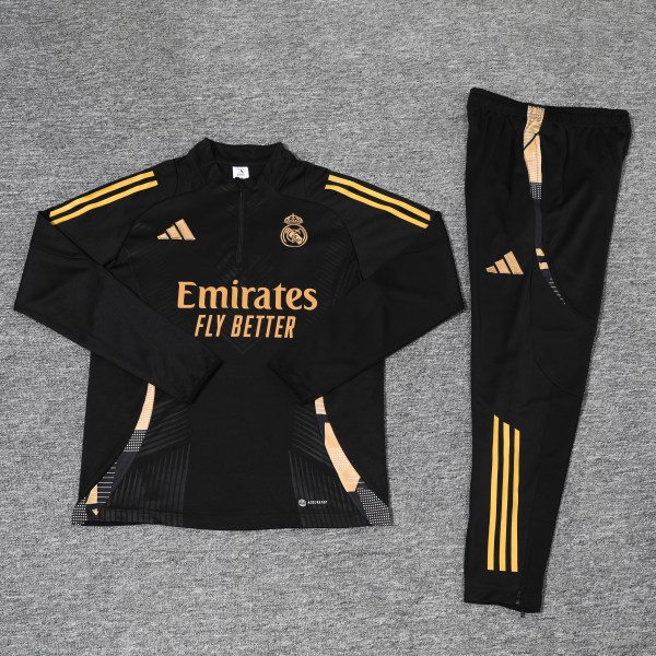 24/25 Real Madrid Black Tracksuit