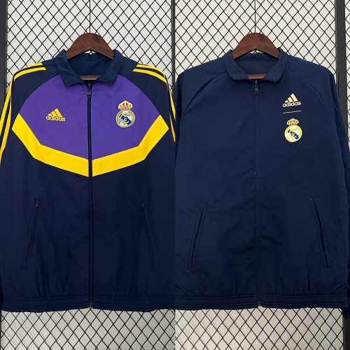 Real Madrid Dark Blue Reversible Jacket