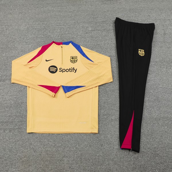 24/25 Barcelona Gold Tracksuit