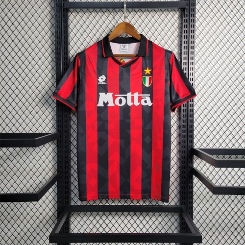 ACM H 93-94 93/94 AC Milan Home Retro